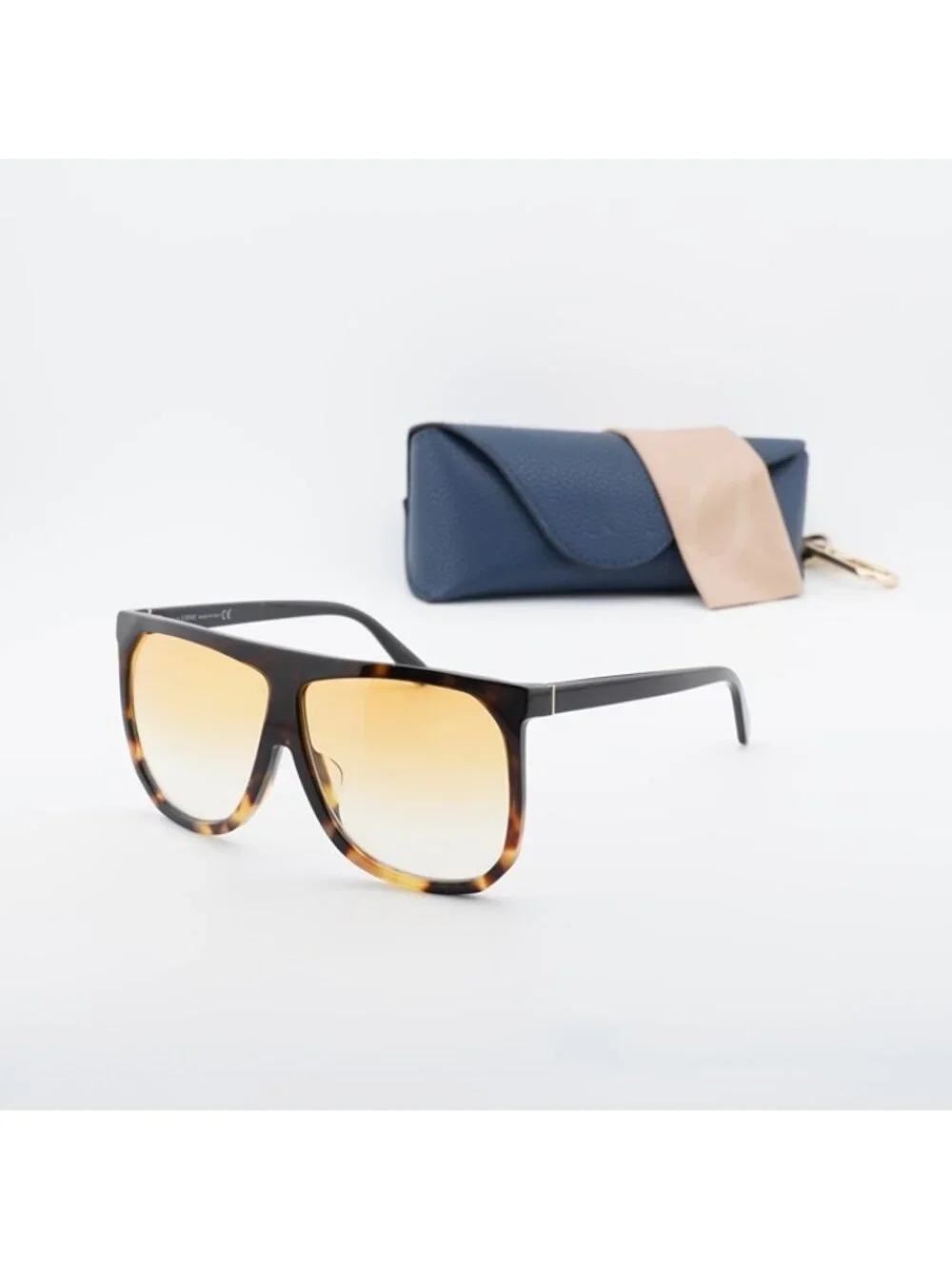 Loewe LW40001F 56E Sunglasses Havana Square Frame, Brown Lenses